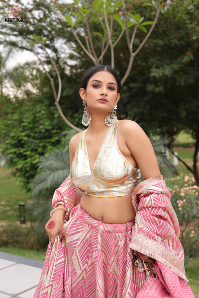 Elena Onion Pink Lehenga Gallery Image 6