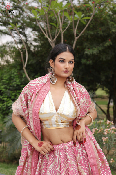 Elena Onion Pink Lehenga Gallery Image 10